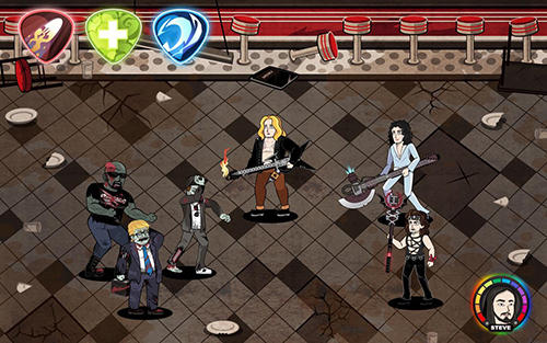 Gameplay of the Zombie DJs for Android phone or tablet.