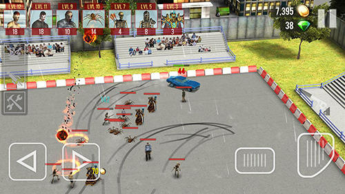 Gameplay of the Zombie drift for Android phone or tablet.