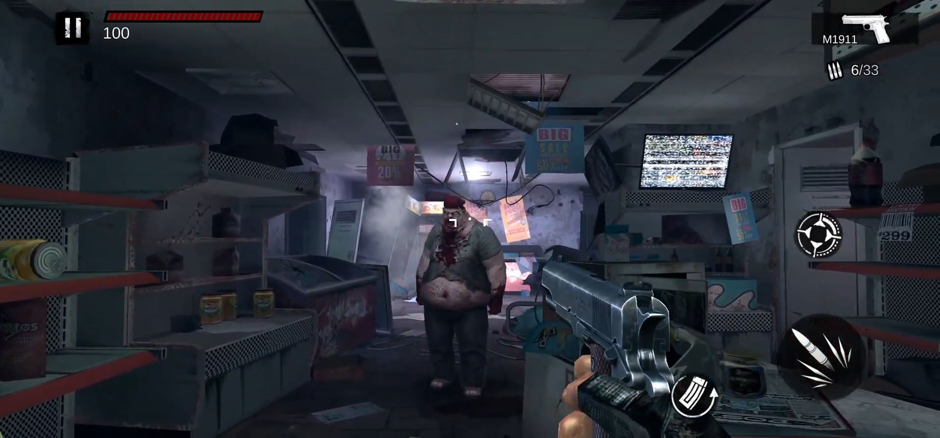Gameplay of the Zombie Frontier 4 for Android phone or tablet.