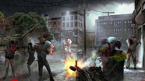 Gameplay of the Zombie hunter: Post apocalypse survival games for Android phone or tablet.