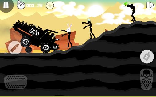 Gameplay of the Zombie race: Undead smasher for Android phone or tablet.