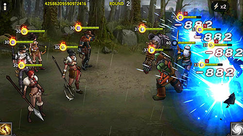 Gameplay of the Zombie strike: The last war of idle battle for Android phone or tablet.