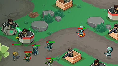 Gameplay of the Zombie world: Tower defense for Android phone or tablet.