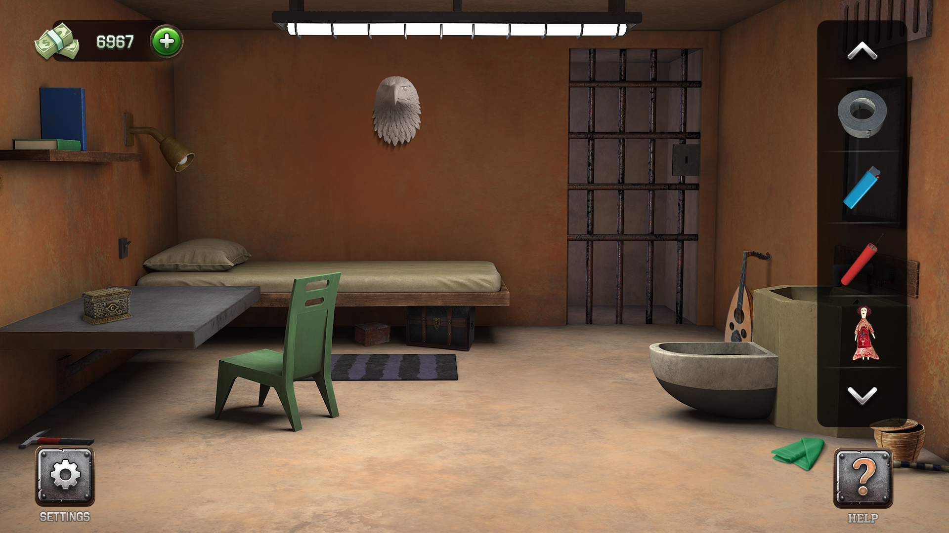 100 Doors - Escape from Prison - Android game screenshots.