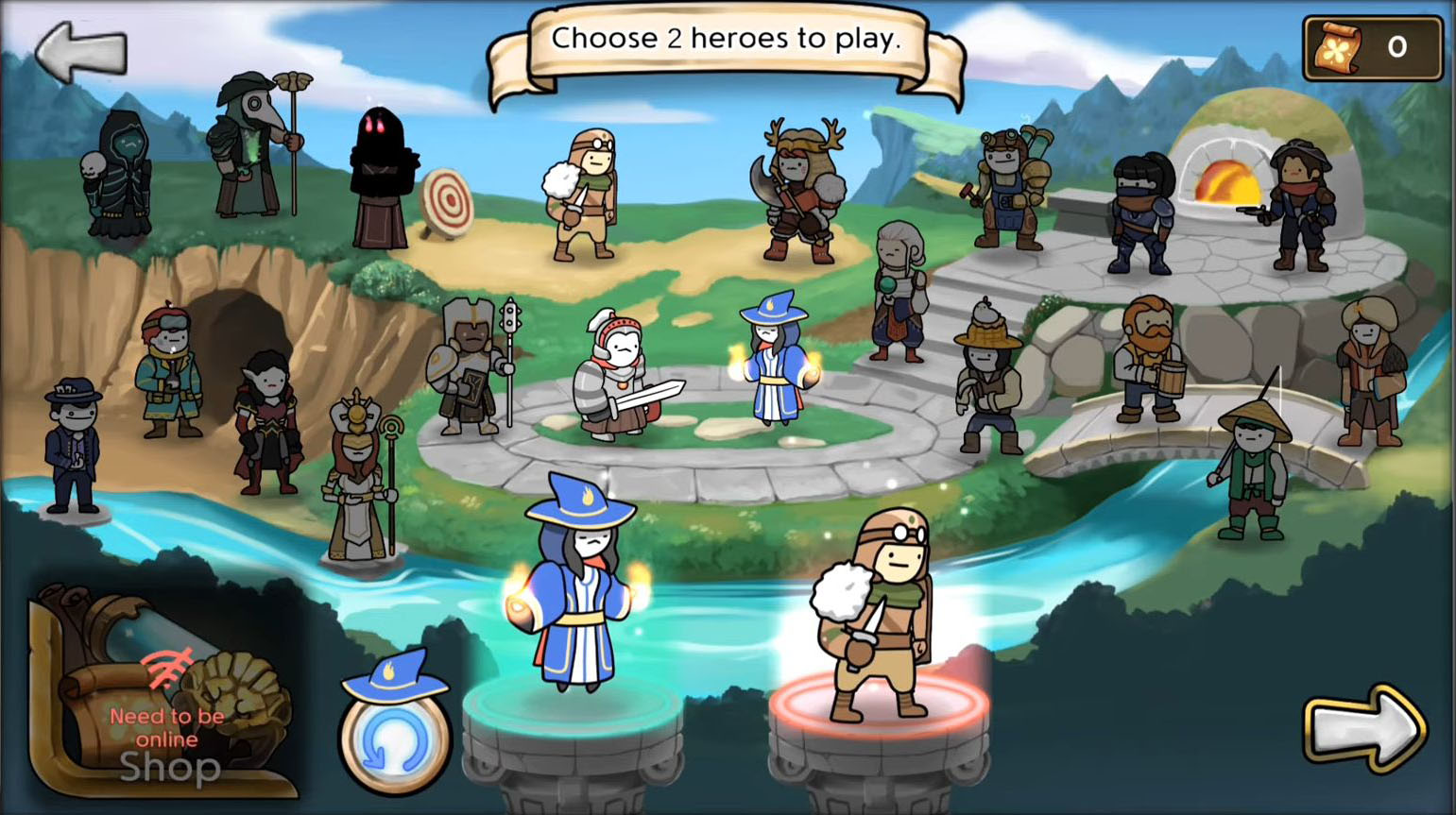 3 Minute Heroes: Card Defense - Android game screenshots.