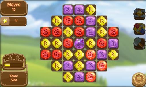 Gameplay of the 3 candy: Clash of runes for Android phone or tablet.