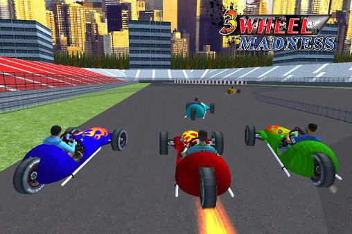 Full version of Android apk app 3 wheel madness. 3D Car race for tablet and phone.