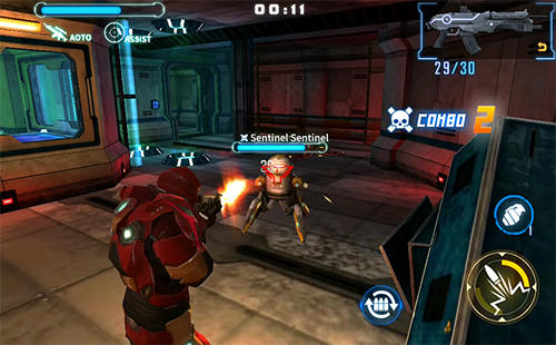 3D Overwatch hero 2: Space armor 2 - Android game screenshots.