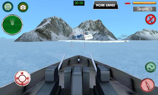 Gameplay of the 3D Navy battle warship for Android phone or tablet.