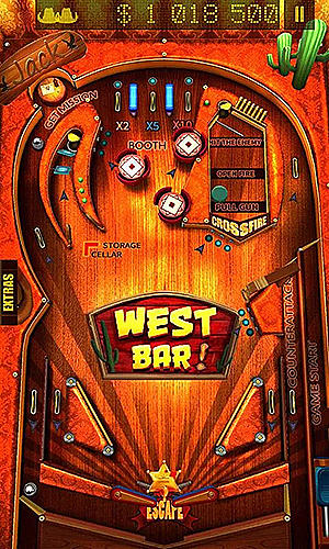 Gameplay of the 3D pinball for Android phone or tablet.