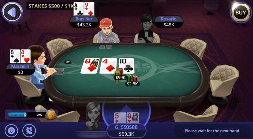 Gameplay of the 4ones poker for Android phone or tablet.