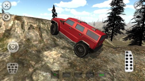 Gameplay of the 4WD SUV driving simulator for Android phone or tablet.
