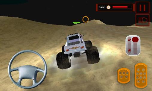 Gameplay of the 4x4 desert offroad: Stunt truck for Android phone or tablet.