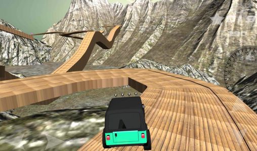 Gameplay of the 4x4 Hill climb racing 3D for Android phone or tablet.