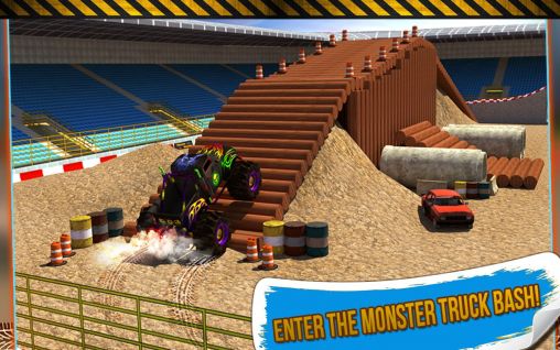 Gameplay of the 4x4 monster truck: Stunts 3D for Android phone or tablet.