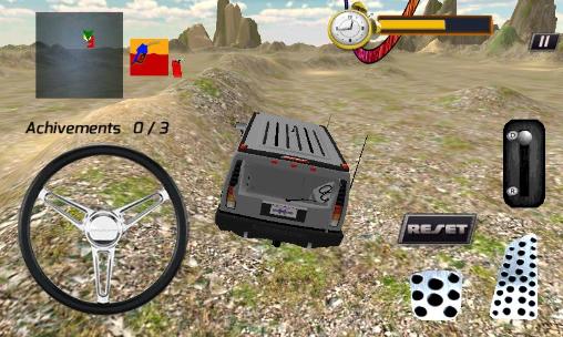 Gameplay of the 4x4 offroad rally: Hummer suv for Android phone or tablet.
