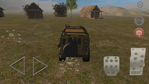 Gameplay of the 4x4 offroad trophy racing for Android phone or tablet.