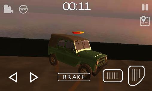Gameplay of the 4x4 russian SUVs off-road 3 for Android phone or tablet.