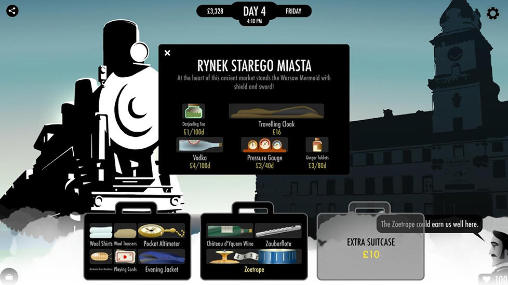 Gameplay of the 80 days for Android phone or tablet.
