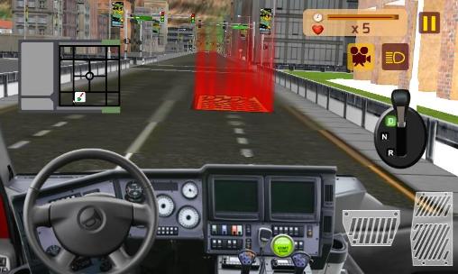 Gameplay of the 911 rescue fire truck: 3D simulator for Android phone or tablet.