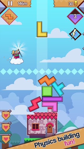 Gameplay of the 99 bricks: Wizard academy for Android phone or tablet.