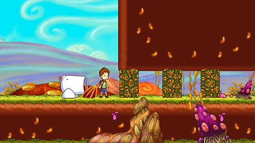 A boy and his blob - Android game screenshots.