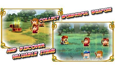 Gameplay of the A Hero's Story for Android phone or tablet.
