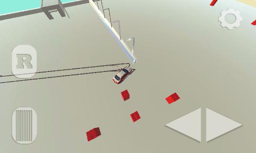 Gameplay of the Absolute red: Cube drift for Android phone or tablet.