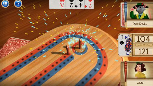 Gameplay of the Aces cribbage for Android phone or tablet.