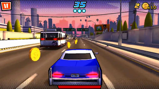 Gameplay of the Adrenaline rush: Miami drive for Android phone or tablet.