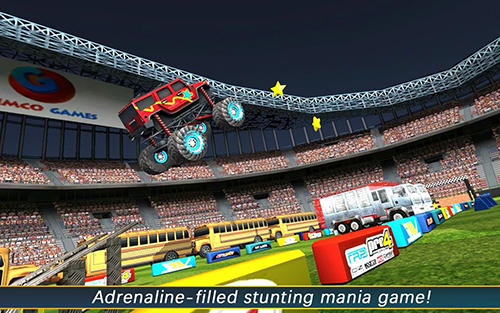 Gameplay of the AEN monster truck arena 2017 for Android phone or tablet.