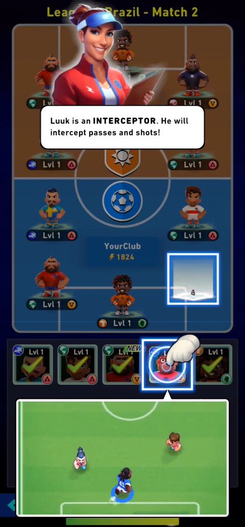AFK Football: RPG Soccer Games - Android game screenshots.