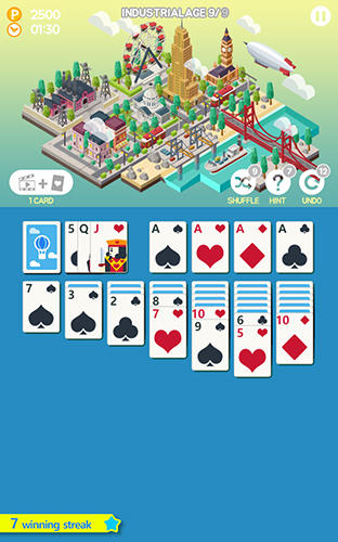 Age of solitaire: City building card game - Android game screenshots.