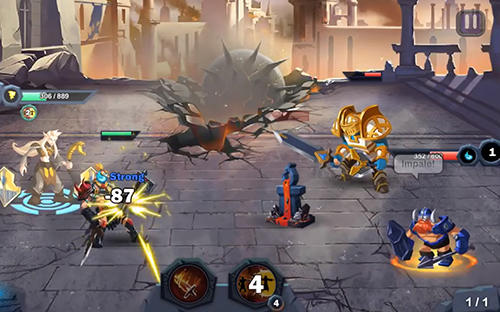 Gameplay of the Age of heroes: Conquest for Android phone or tablet.