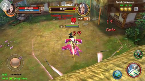 Gameplay of the Age of wushu: Dynasty for Android phone or tablet.