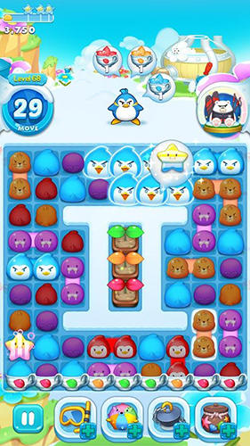 Air penguin puzzle - Android game screenshots.