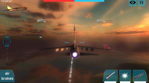 Gameplay of the Air combat 2015 for Android phone or tablet.