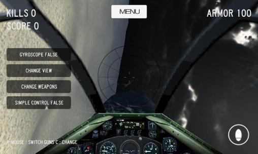 Gameplay of the Air conflict: Sky war for Android phone or tablet.
