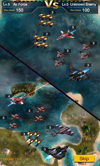 Gameplay of the Air force: Fury for Android phone or tablet.