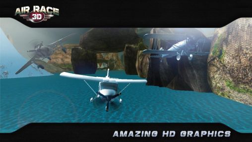 Gameplay of the Air race 3D for Android phone or tablet.