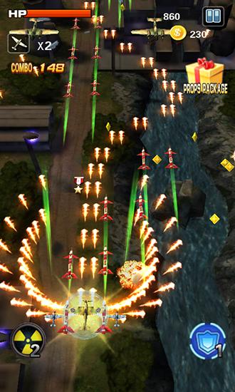 Gameplay of the Air-sea war for Android phone or tablet.