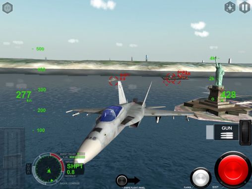 Gameplay of the AirFighters pro for Android phone or tablet.