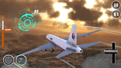 Airplane go: Real flight simulation - Android game screenshots.