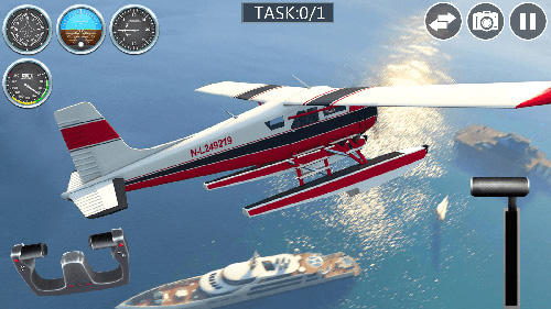 Airplane: Real flight simulator - Android game screenshots.