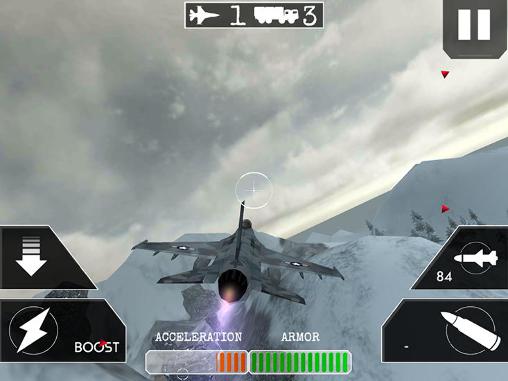 Gameplay of the Airplane flight battle 3D for Android phone or tablet.