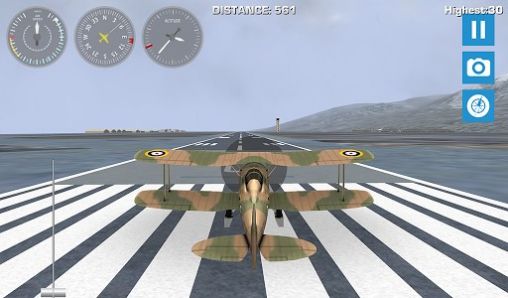 Gameplay of the Airplane mount Everest for Android phone or tablet.