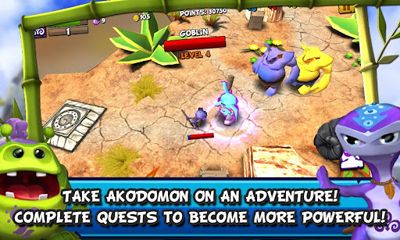 Gameplay of the Akodomon for Android phone or tablet.