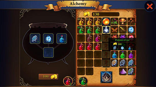 Alchemist: The philosopher's stone - Android game screenshots.