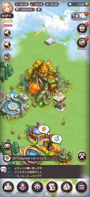 Alchemists' Garden - Android game screenshots.