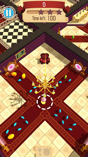 Gameplay of the Alice in Wonderland: Puzzle golf adventures! for Android phone or tablet.